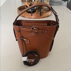 ZARA Elegant Brown Bucket Bag